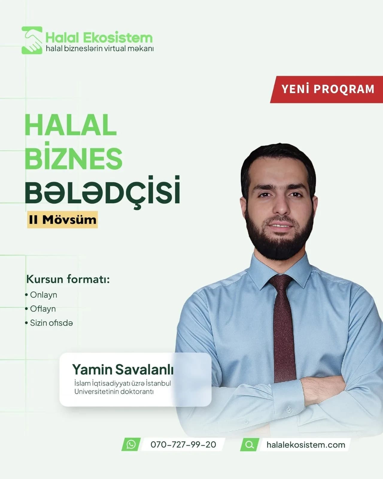 “Halal Qazanc Bələdçisi” kursu