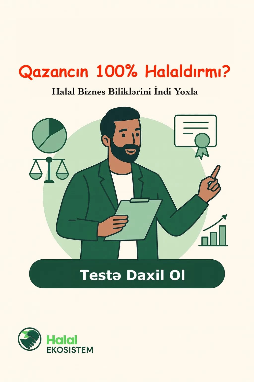 Halal Biznes Biliklərini Yoxla - Testi