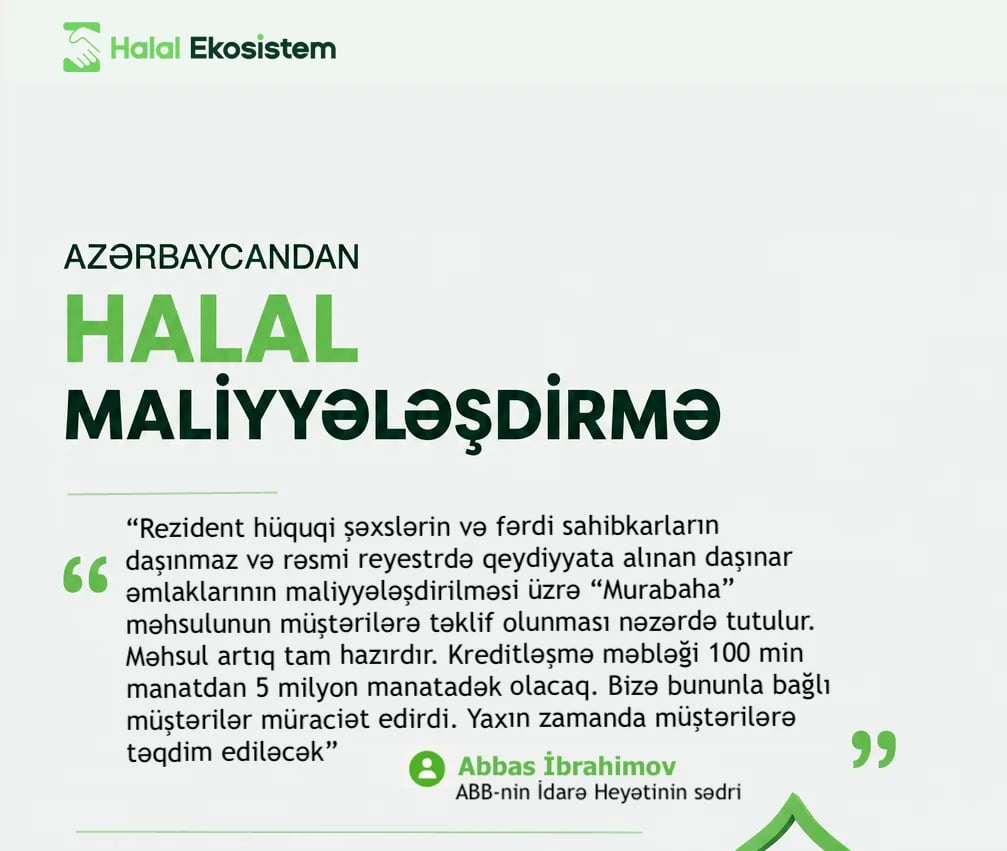 Azərbaycanda nöbəti bank Murabaha aləti təqdim edəcək