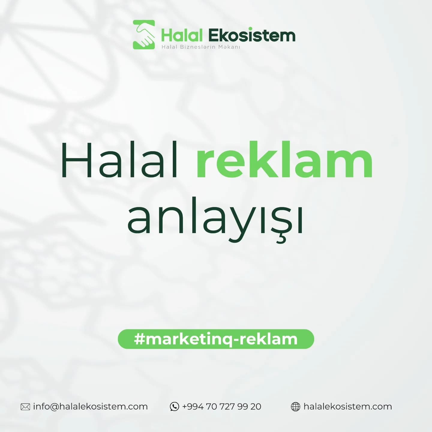 Halal reklam anlayışı