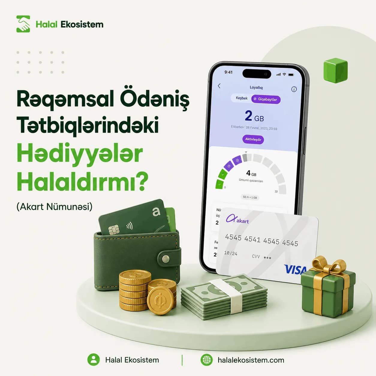 Rəqəmsal Ödəniş Tətbiqlərindəki Hədiyyələr Halaldırmı? (Akart Nümunəsi)