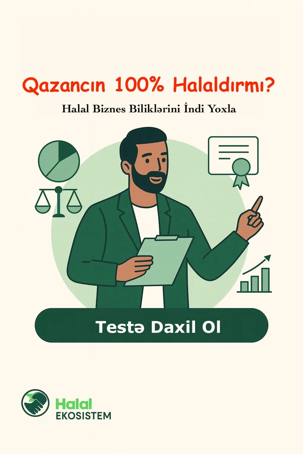 Halal Biznes Biliklərini Yoxla - Testi